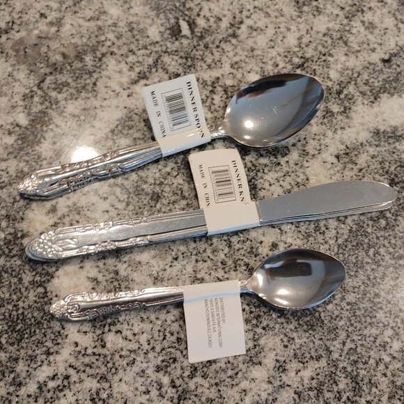Camping utensils, 3x table spoon, 3x tea spoon, 3x knife in all 9 pieces - Picture 5 of 7